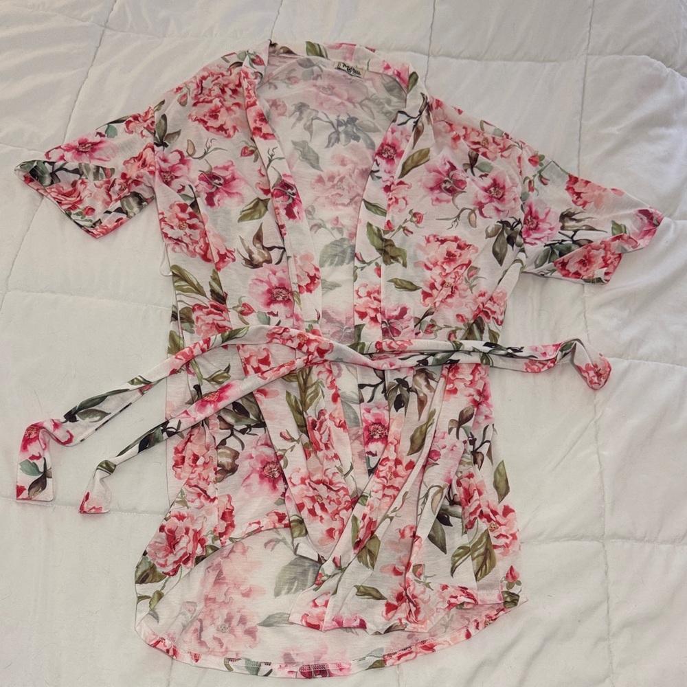 Show Me Your Mumu Floral Kimono Tie Robe